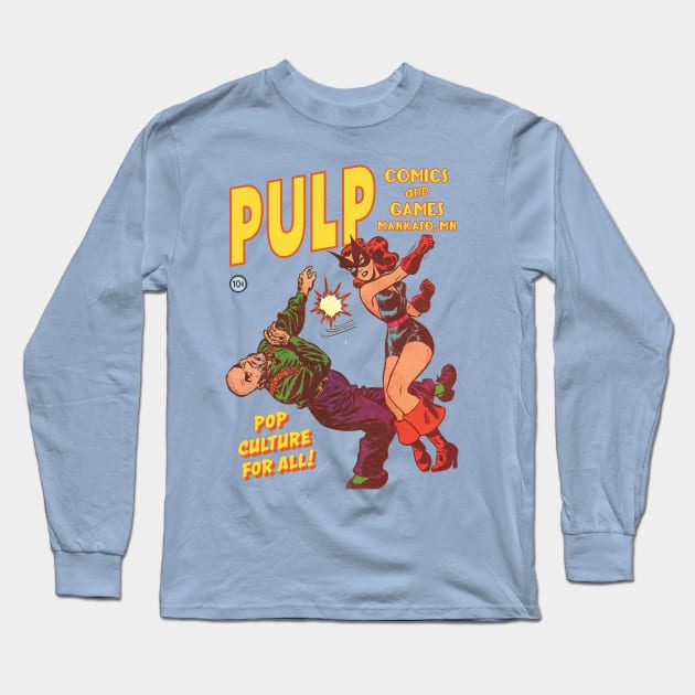 PULP Black Cat Long Sleeve T-Shirt by PULP Comics and Games